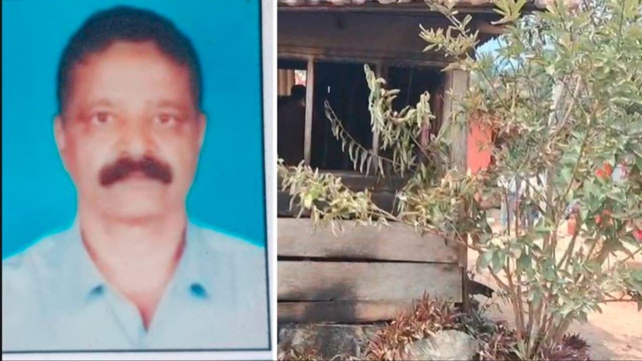 ಸೋಮವಾರಪೇಟೆ: ಮನೆಯಲ್ಲಿ ಆಕಸ್ಮಿಕ ಬೆಂಕಿ: 1 ಕಾಲು ಕಳೆದುಕೊಂಡಿದ್ದ ಯೋಧ ಹೊರ ಬಾರಲಾಗದೇ ಸಜೀವ ದಹನ | Kodagu Retired Crpf Soldier Died In Fire Accident At Home In Somwarpet ಸೋಮವಾರಪೇಟೆ: ಮನೆಯಲ್ಲಿ ಆಕಸ್ಮಿಕ ಬೆಂಕಿ: 1 ಕಾಲು ಕಳೆದುಕೊಂಡಿದ್ದ ಯೋಧ ಹೊರ ಬಾರಲಾಗದೇ ಸಜೀವ ದಹನ | Kodagu Retired Crpf Soldier Died In Fire Accident At Home In Somwarpet