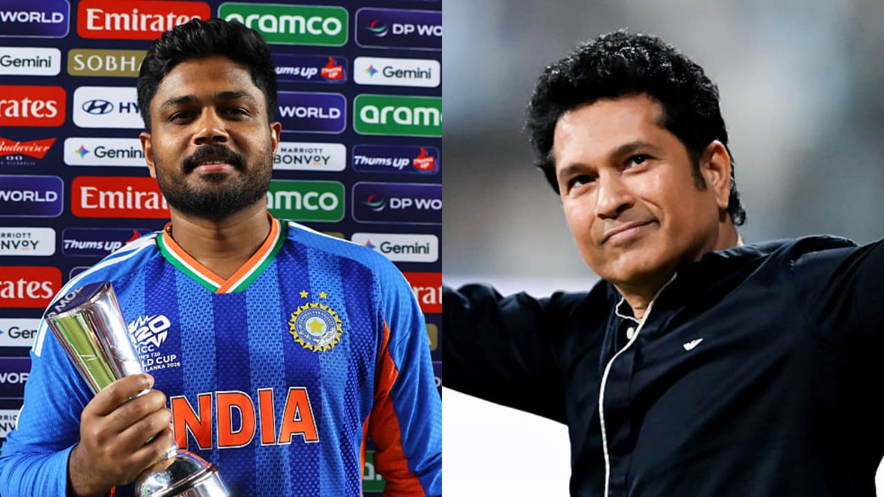 ಸಚಿನ್ ತೆಂಡೂಲ್ಕರ್ ಮಾಡಿದ ಆ ಒಂದು ಫೋನ್ ಕಾಲ್ ಸಂಜು ಬದುಕನ್ನೇ ಬದಲಿಸಿತು! ಅಷ್ಟಕ್ಕೂ ಆಗಿದ್ದೇನು? | How A Call From Sachin Tendulkar Inspired Sanju Samson T20 World Cup Glory ಸಚಿನ್ ತೆಂಡೂಲ್ಕರ್ ಮಾಡಿದ ಆ ಒಂದು ಫೋನ್ ಕಾಲ್ ಸಂಜು ಬದುಕನ್ನೇ ಬದಲಿಸಿತು! ಅಷ್ಟಕ್ಕೂ ಆಗಿದ್ದೇನು? | How A Call From Sachin Tendulkar Inspired Sanju Samson T20 World Cup Glory