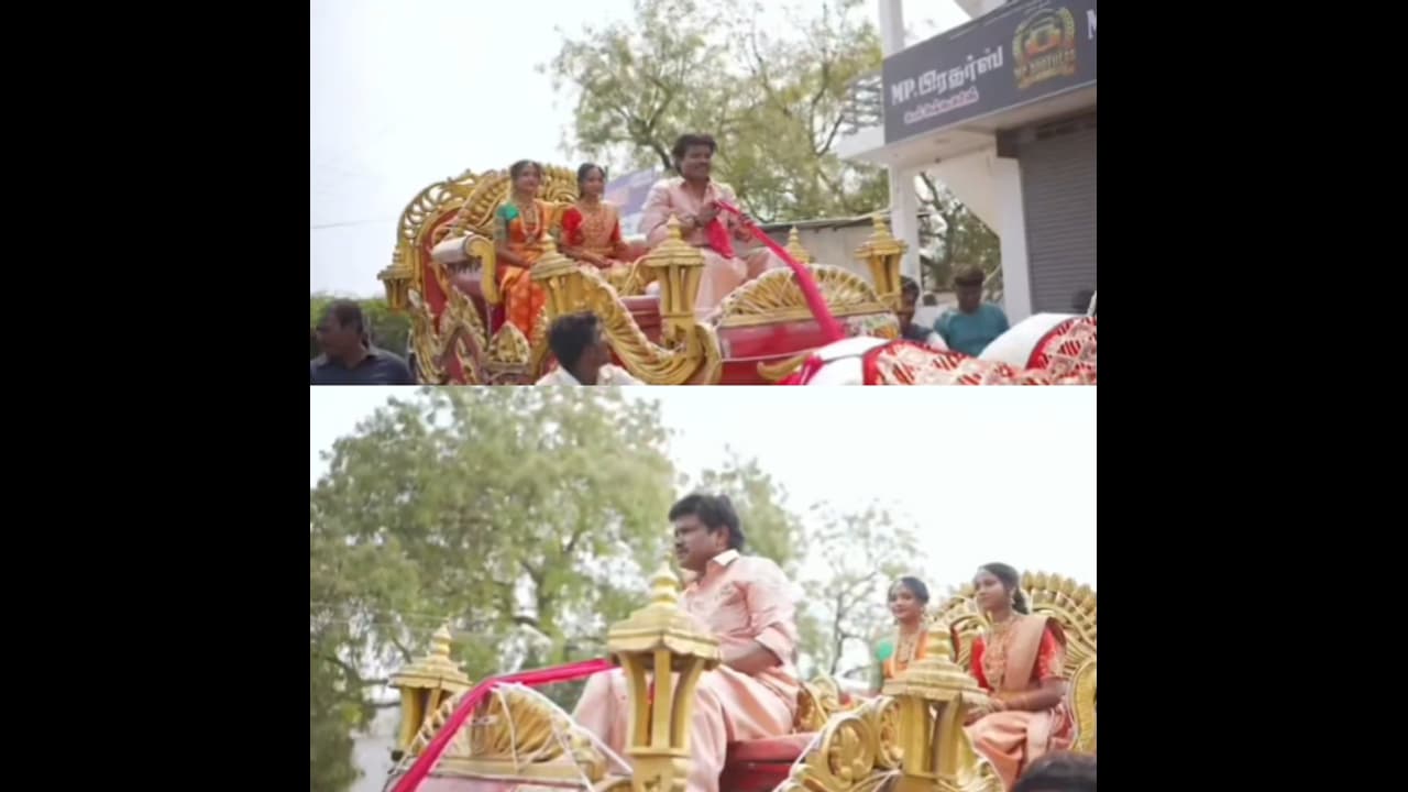 ஊரே மெச்சிக்க நடந்த விழா; மகாராணிகளாக ஜொலித்த மதுரை முத்துவின் மகள்கள் - களைகட்டிய இல்ல விழா!