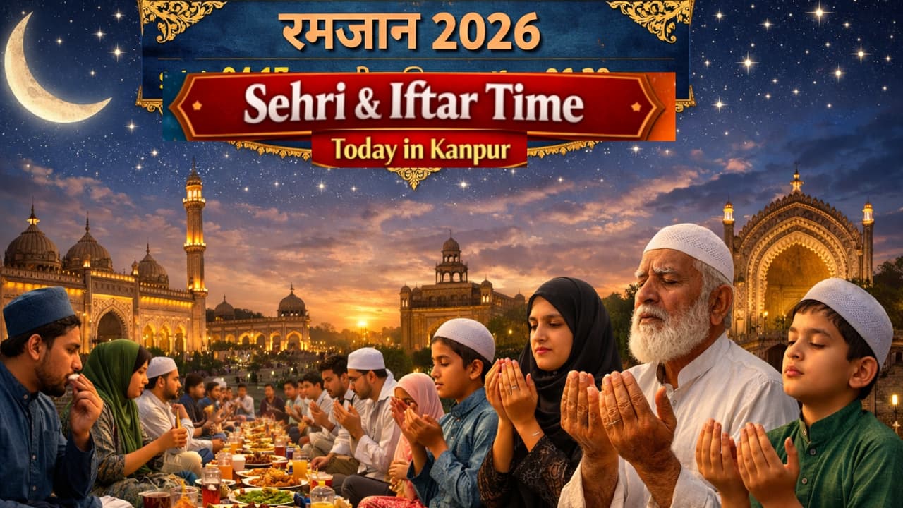 Sehri Iftar Time Today in Kanpur: कानपुर में आज सेहरी-इफ्तार का समय कब है? गाजियाबाद, अलीगढ़ समेत 5 शहरों की टाइमिंग | Sehri Iftar Time Today In Kanpur Ghaziabad Firozabad Aligarh Moradabad Ramadan 2026 Aaj Ka Roza Timings Check Full List