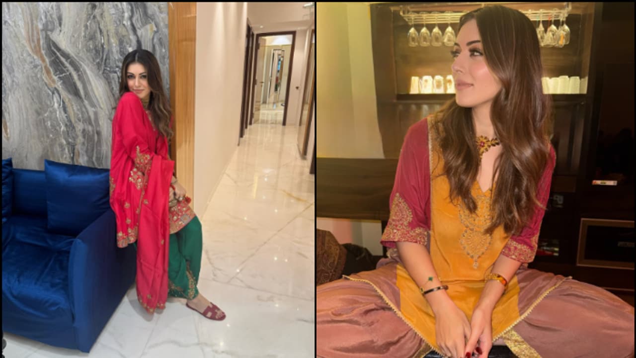Inside Photos of Hansika Motwani’s Rs 2.75 Cr Mumbai Apartment with Girly Bedroom, Art Decor and More
