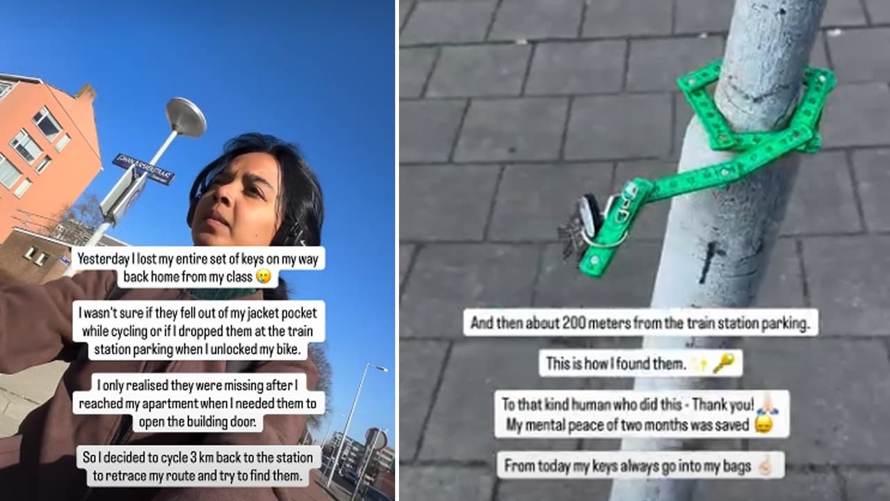 Indian Woman’s Lost Keys Story in Amsterdam Is Winning the Internet | WATCH Viral Video