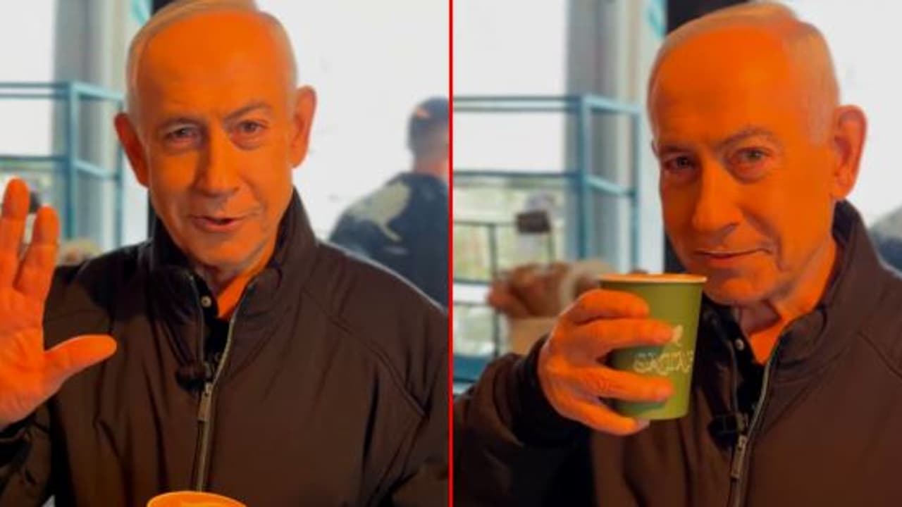 ಕಾಫಿ ಕುಡಿಯುತ್ತಾ ತನ್ನ ಸಾವಿನ ವದಂತಿಗೆ ಪ್ರತಿಕ್ರಿಯಿಸಿದ ಇಸ್ರೇಲ್ ಪ್ರಧಾನಿ ನೇತನ್ಯಾಹು | Israeli Pm Netanyahu Responds To His Death Rumors While Drinking Coffee ಕಾಫಿ ಕುಡಿಯುತ್ತಾ ತನ್ನ ಸಾವಿನ ವದಂತಿಗೆ ಪ್ರತಿಕ್ರಿಯಿಸಿದ ಇಸ್ರೇಲ್ ಪ್ರಧಾನಿ ನೇತನ್ಯಾಹು | Israeli Pm Netanyahu Responds To His Death Rumors While Drinking Coffee