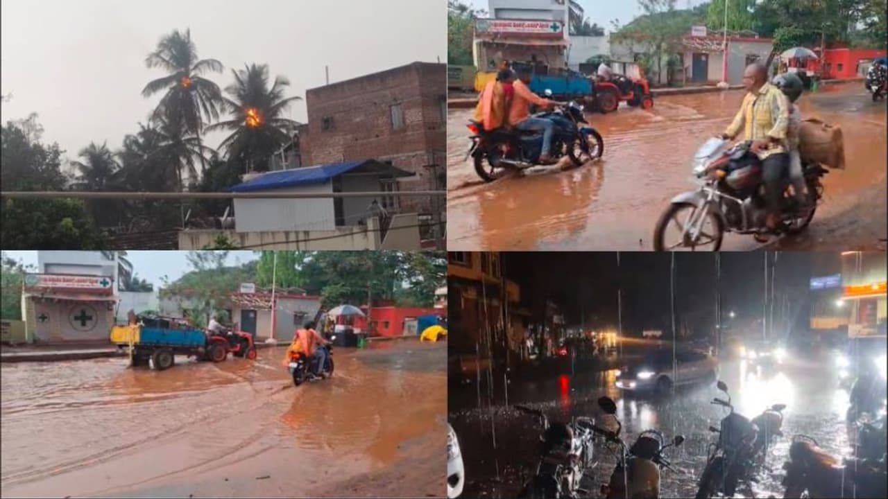 ಬೀದರ್, ಬೆಳಗಾವಿಯಲ್ಲಿ ಭಾರಿ ಮಳೆ: ಶಿವಮೊಗ್ಗದಲ್ಲಿ ಸಿಡಿಲು ಬಡಿದು ಹೊತ್ತಿ ಉರಿದ ತೆಂಗಿನ ಮರ ಬೀದರ್, ಬೆಳಗಾವಿಯಲ್ಲಿ ಭಾರಿ ಮಳೆ: ಶಿವಮೊಗ್ಗದಲ್ಲಿ ಸಿಡಿಲು ಬಡಿದು ಹೊತ್ತಿ ಉರಿದ ತೆಂಗಿನ ಮರ