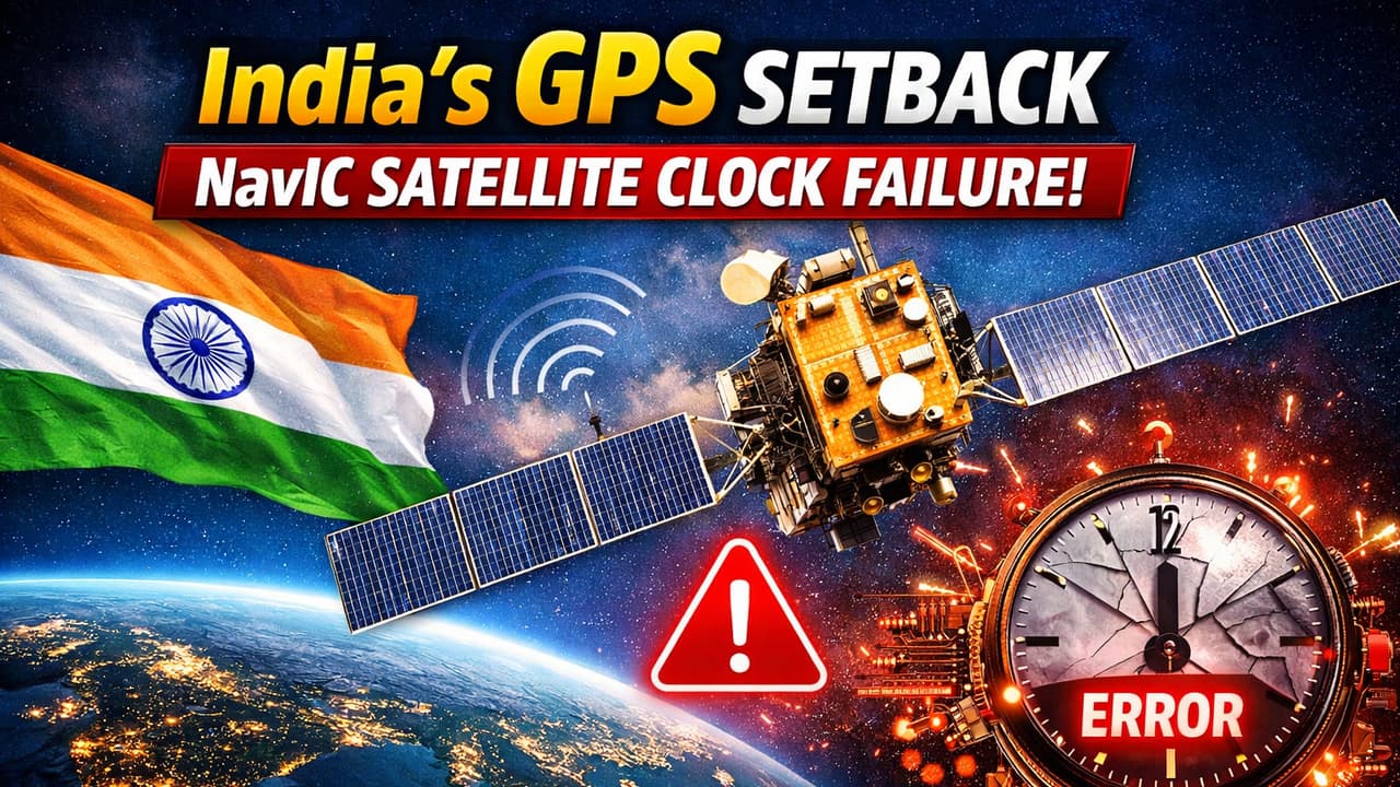 India’s GPS Setback: Why ISRO’s NavIC Satellite Clock Failure Raises ...