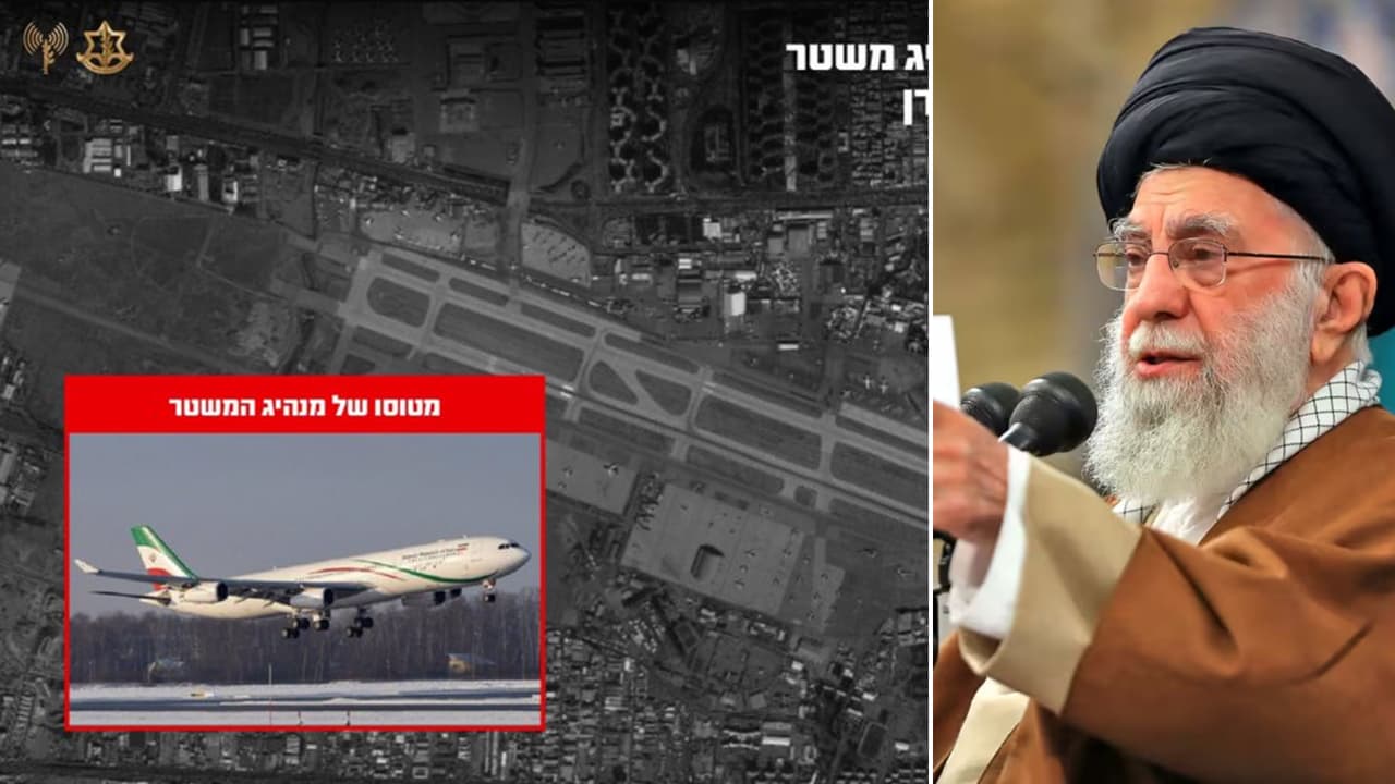 Israel Says It Destroyed Plane Used by Iran's Former Supreme Leader At Tehran Airport
