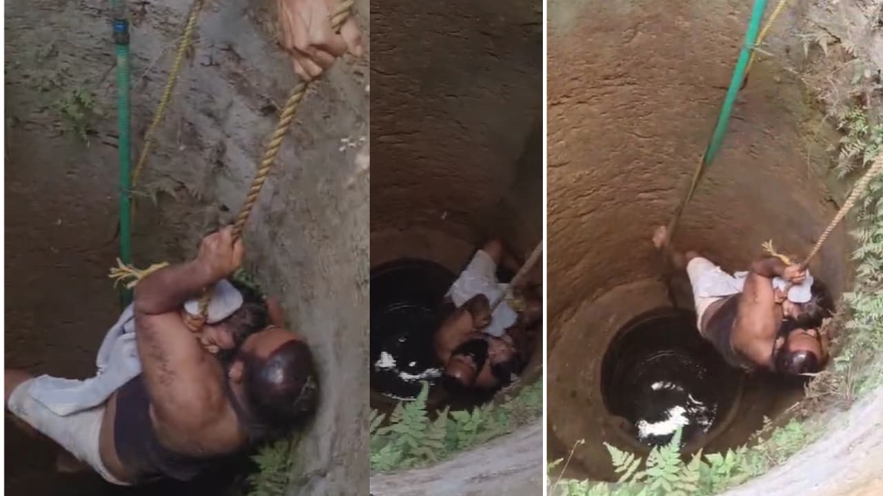 ಶಿರಸಿಯಲ್ಲಿ ಬಾವಿಗೆ ಬಿದ್ದ 2 ವರ್ಷದ ಮಗು; ಪಂಪ್ಸೆಟ್ ಪೈಪು ಹಿಡಿದು ಕೂತಿದ್ದ ಬಾಲೆ; ಕಾಪಾಡಿದ ರಿಯಲ್ ಹೀರೋ | Uttara Kannada Sirsi Child Rescue Girl Fell Into Well ಶಿರಸಿಯಲ್ಲಿ ಬಾವಿಗೆ ಬಿದ್ದ 2 ವರ್ಷದ ಮಗು; ಪಂಪ್ಸೆಟ್ ಪೈಪು ಹಿಡಿದು ಕೂತಿದ್ದ ಬಾಲೆ; ಕಾಪಾಡಿದ ರಿಯಲ್ ಹೀರೋ | Uttara Kannada Sirsi Child Rescue Girl Fell Into Well