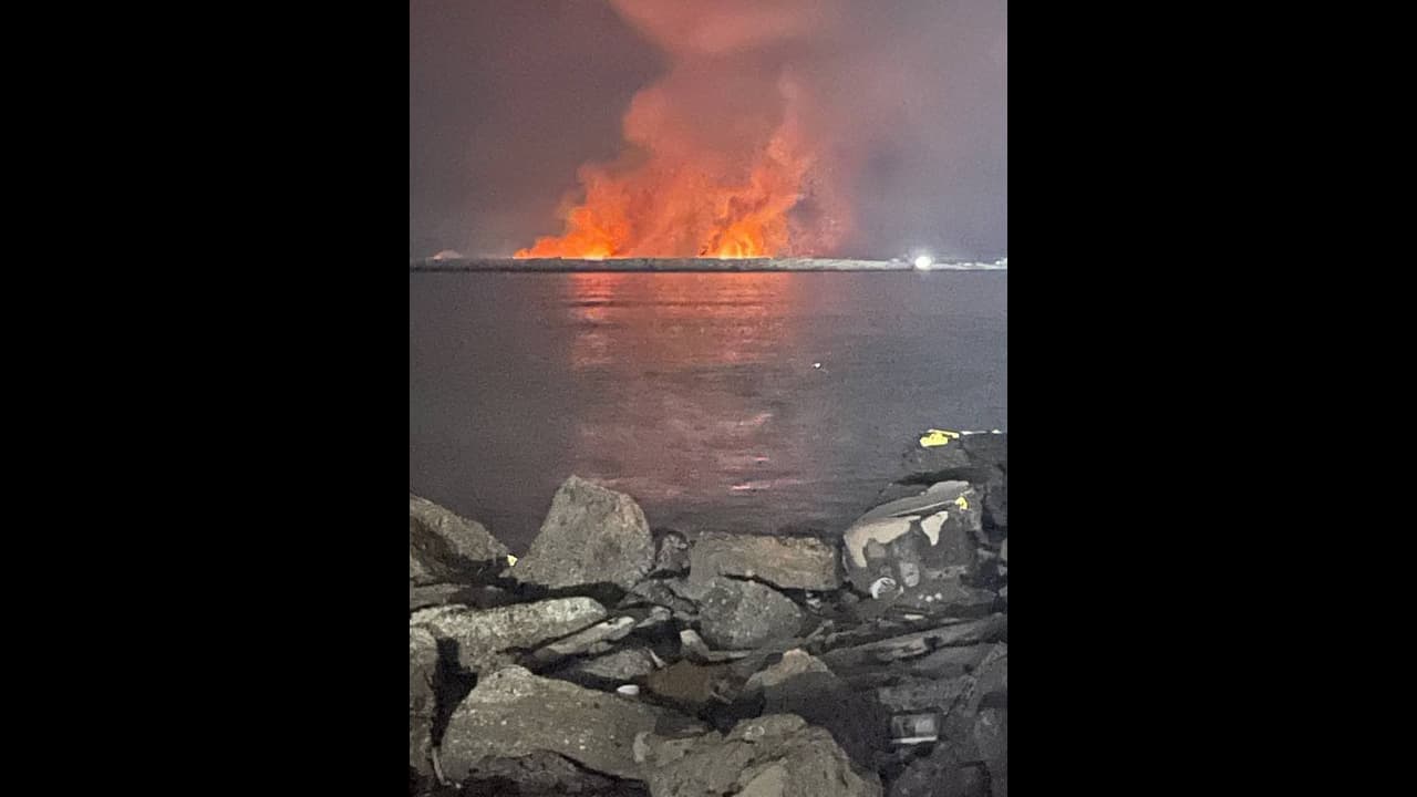 US, Israel Strike 16 Iranian Cargo Vessels in Port Towns, Says Iran Media (WATCH)