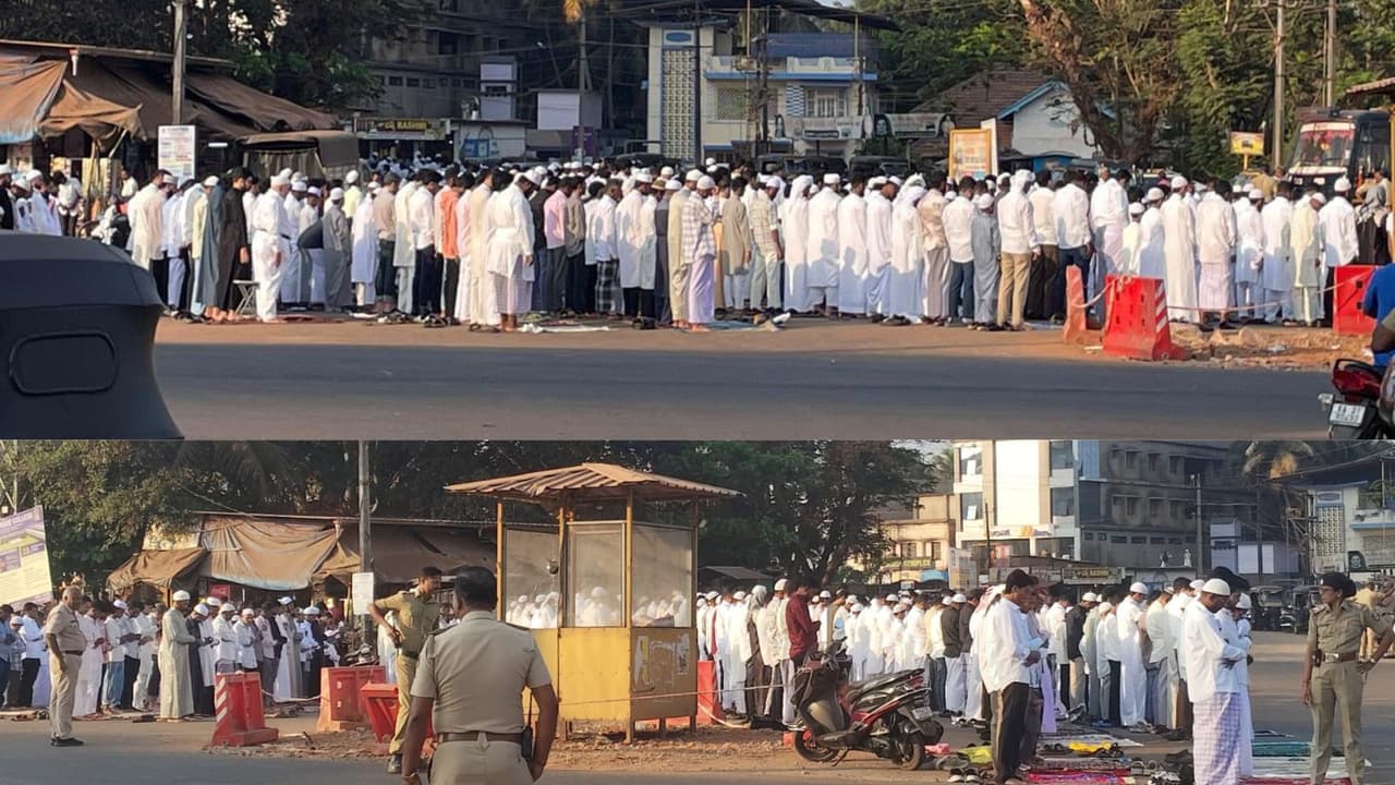 Ramzan 2026: ಭಟ್ಕಳದ ರಸ್ತೆಯಲ್ಲೇ ರಂಜಾನ್ ಪ್ರಾರ್ಥನೆ ಸಲ್ಲಿಸಿದ ಸಾವಿರಾರು ಮುಸ್ಲಿಮರು! | Bhatkal Ramzan Prayers On Road Eidga Maidan Crowd Legal Rules Karnataka San Ramzan 2026: ಭಟ್ಕಳದ ರಸ್ತೆಯಲ್ಲೇ ರಂಜಾನ್ ಪ್ರಾರ್ಥನೆ ಸಲ್ಲಿಸಿದ ಸಾವಿರಾರು ಮುಸ್ಲಿಮರು! | Bhatkal Ramzan Prayers On Road Eidga Maidan Crowd Legal Rules Karnataka San