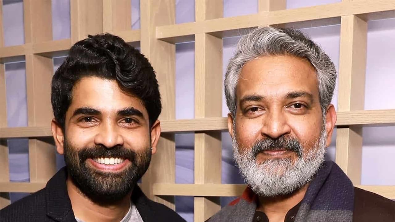 Rajamouli ಮಗ ಕಾರ್ತಿಕೇಯ ಡೈರೆಕ್ಟರ್ ಆಗ್ತಾರಾ? ಸ್ಟಾರ್ ನಟನಿಗೆ ಆ್ಯಕ್ಷನ್ ಕಟ್ ಹೇಳ್ತಾರಾ? | Ss Rajamouli Son Karthikeya To Make Directorial Debut With Akhil Akkineni Gvd Rajamouli ಮಗ ಕಾರ್ತಿಕೇಯ ಡೈರೆಕ್ಟರ್ ಆಗ್ತಾರಾ? ಸ್ಟಾರ್ ನಟನಿಗೆ ಆ್ಯಕ್ಷನ್ ಕಟ್ ಹೇಳ್ತಾರಾ? | Ss Rajamouli Son Karthikeya To Make Directorial Debut With Akhil Akkineni Gvd