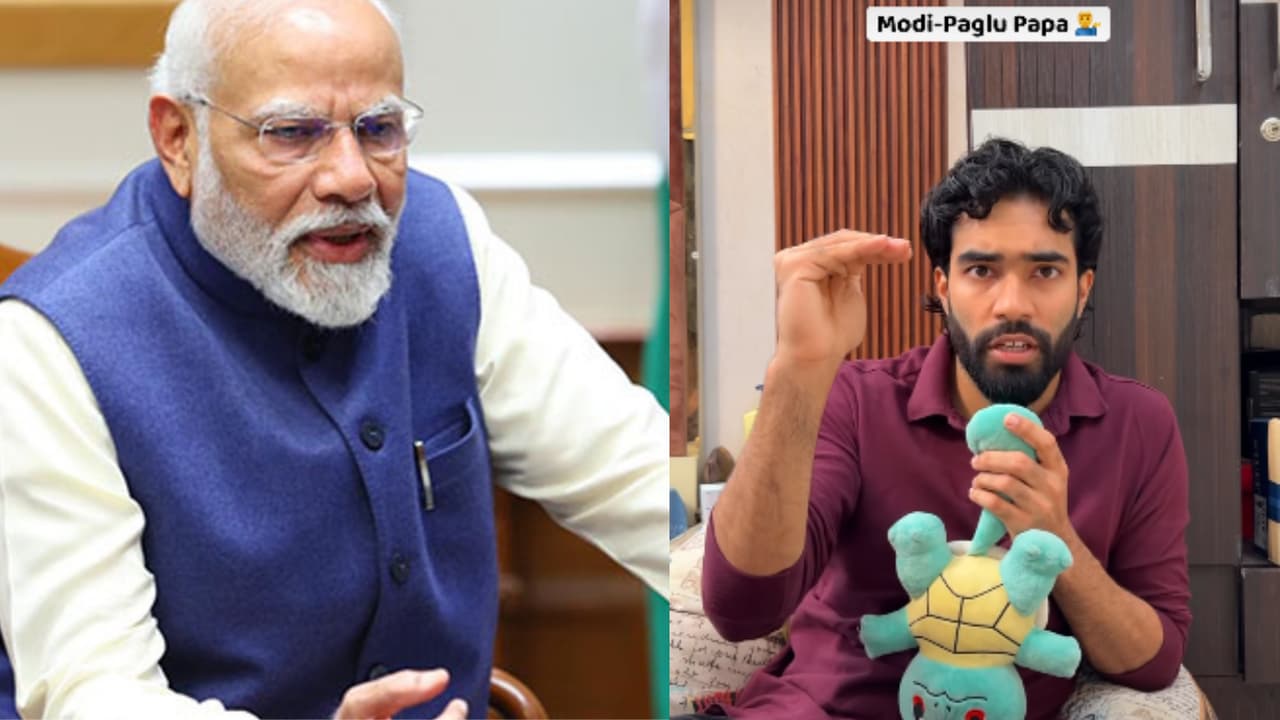 PM Modi ತಂದೆ ನಮ್ಮ ಮಾತು ಕೇಳುತ್ತಿಲ್ಲ ನೀವೇ ಬುದ್ದಿ ಹೇಳಿ, ಕ್ರಿಯೇಟರ್ ರೀಲ್ಸ್ಗೆ ಪ್ರತಿಕ್ರಿಯಿಸಿದ ಪ್ರಧಾನಿ ಮೋದಿ | Father Wont Listen Pm Modi Witty Response To Creator Viral Reel Wins Hearts PM Modi ತಂದೆ ನಮ್ಮ ಮಾತು ಕೇಳುತ್ತಿಲ್ಲ ನೀವೇ ಬುದ್ದಿ ಹೇಳಿ, ಕ್ರಿಯೇಟರ್ ರೀಲ್ಸ್ಗೆ ಪ್ರತಿಕ್ರಿಯಿಸಿದ ಪ್ರಧಾನಿ ಮೋದಿ | Father Wont Listen Pm Modi Witty Response To Creator Viral Reel Wins Hearts