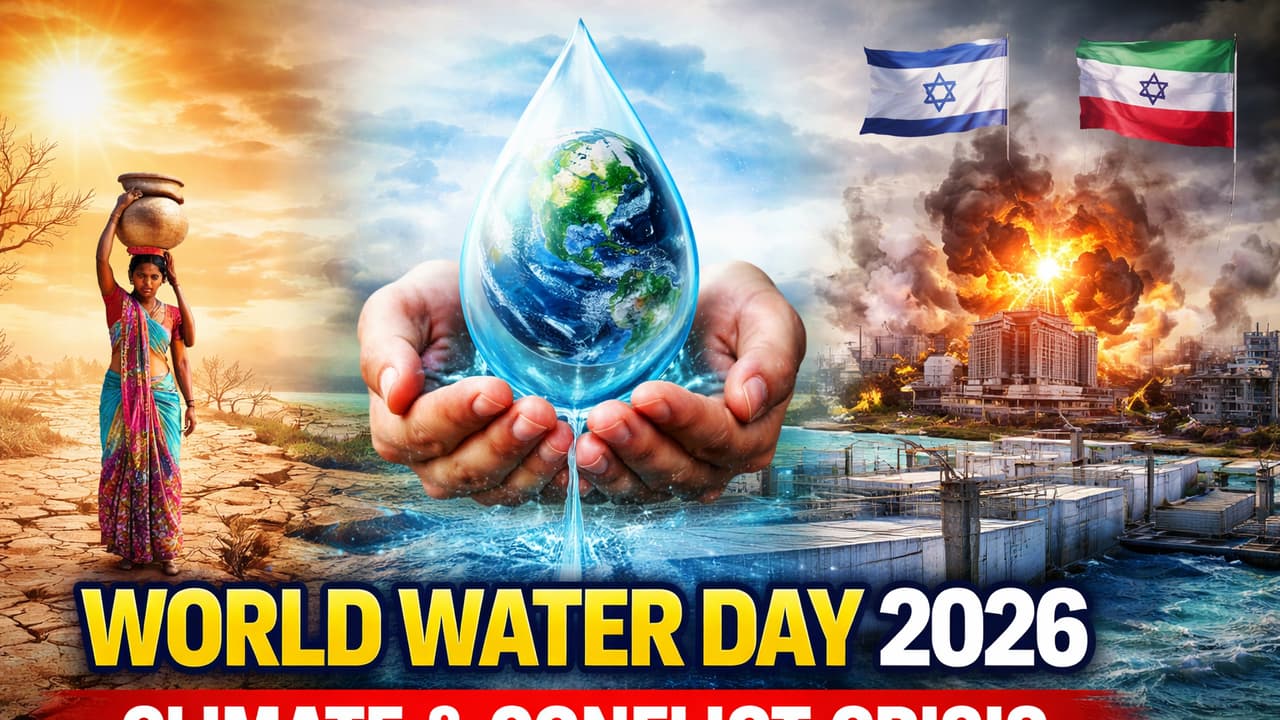 World Water Day 2026: Climate Crisis Deepens as War Worsens Global Water Shortage | Explained