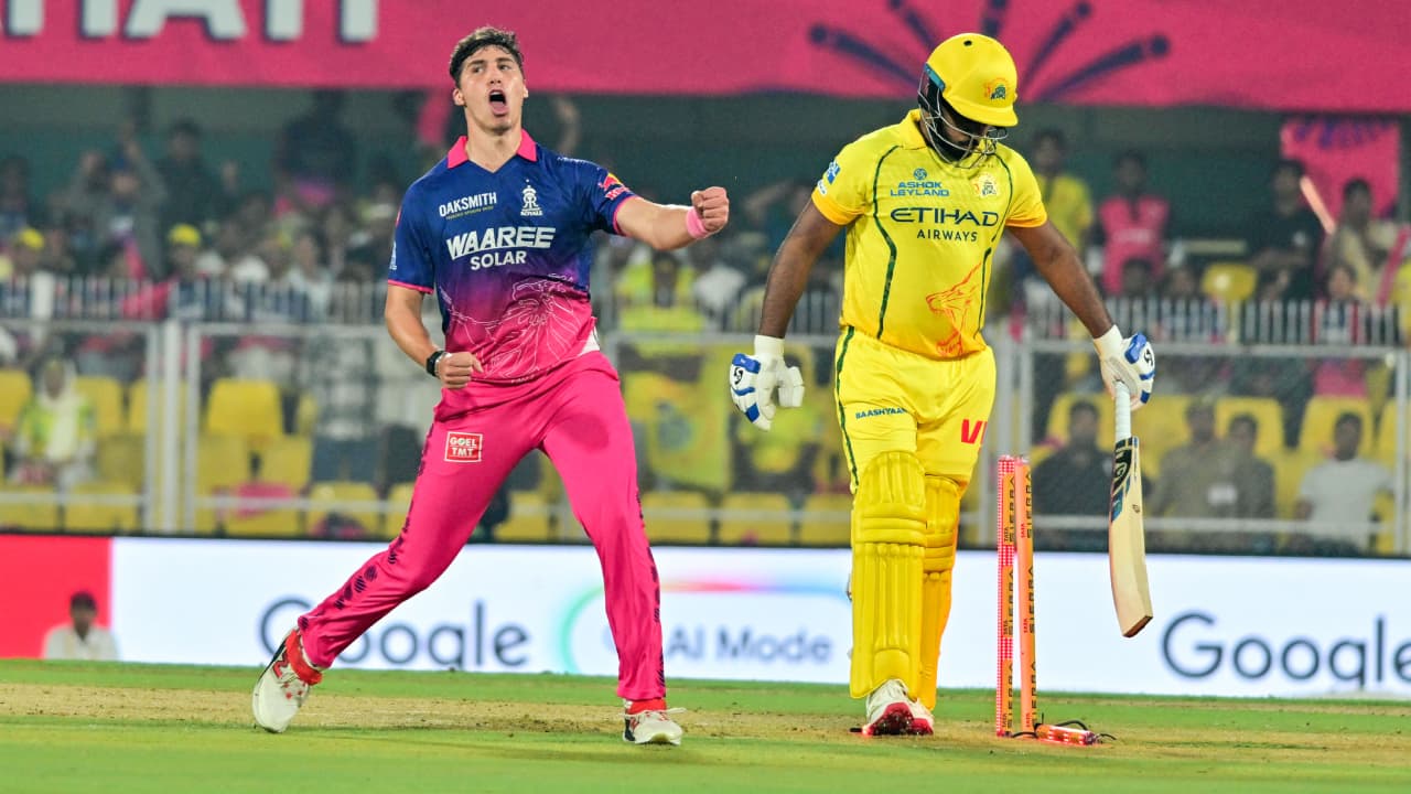 ‘ಆ ಪ್ಲಾನ್ ಫೇಲ್ ಆಗಿದ್ರೆ ನಾನು ದಡ್ಡ ಆಗ್ತಿದ್ದೆ’; ಸಂಜು ಸ್ಯಾಮ್ಸನ್ ವಿಕೆಟ್ ರಹಸ್ಯ ಬಿಚ್ಚಿಟ್ಟ ರಿಯಾನ್ ಪರಾಗ್! | Riyan Parag Reveals Smart Strategy To Dismiss Sanju Samson In Rr Vs Csk Ipl 2026 Clash Kvn ‘ಆ ಪ್ಲಾನ್ ಫೇಲ್ ಆಗಿದ್ರೆ ನಾನು ದಡ್ಡ ಆಗ್ತಿದ್ದೆ’; ಸಂಜು ಸ್ಯಾಮ್ಸನ್ ವಿಕೆಟ್ ರಹಸ್ಯ ಬಿಚ್ಚಿಟ್ಟ ರಿಯಾನ್ ಪರಾಗ್! | Riyan Parag Reveals Smart Strategy To Dismiss Sanju Samson In Rr Vs Csk Ipl 2026 Clash Kvn