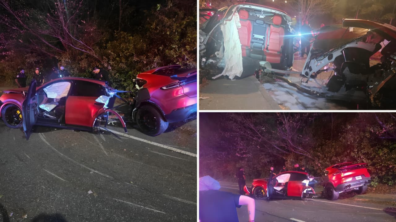 Porsche Split In Half In High-Speed Georgia Crash, Driver Walks Away ...