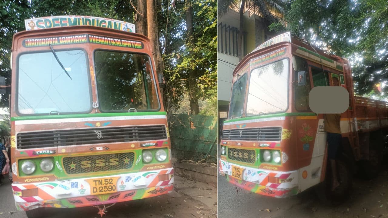 ಬೆಂಗಳೂರು ಪೊಲೀಸರ ಡ್ರಿಂಕ್ & ಡ್ರೈವ್ ಚೆಕಪ್ನಲ್ಲಿ ಸಿಕ್ಕಿಬಿದ್ದ ತಮಿಳುನಾಡು ಡ್ರೈವರ್; ಲಾರಿಯಲ್ಲೇ ನೇಣಿಗೆ ಶರಣು! | Bengaluru Jp Nagar Tamil Nadu Lorry Driver Died After Drink And Drive Fine Sat ಬೆಂಗಳೂರು ಪೊಲೀಸರ ಡ್ರಿಂಕ್ & ಡ್ರೈವ್ ಚೆಕಪ್ನಲ್ಲಿ ಸಿಕ್ಕಿಬಿದ್ದ ತಮಿಳುನಾಡು ಡ್ರೈವರ್; ಲಾರಿಯಲ್ಲೇ ನೇಣಿಗೆ ಶರಣು! | Bengaluru Jp Nagar Tamil Nadu Lorry Driver Died After Drink And Drive Fine Sat