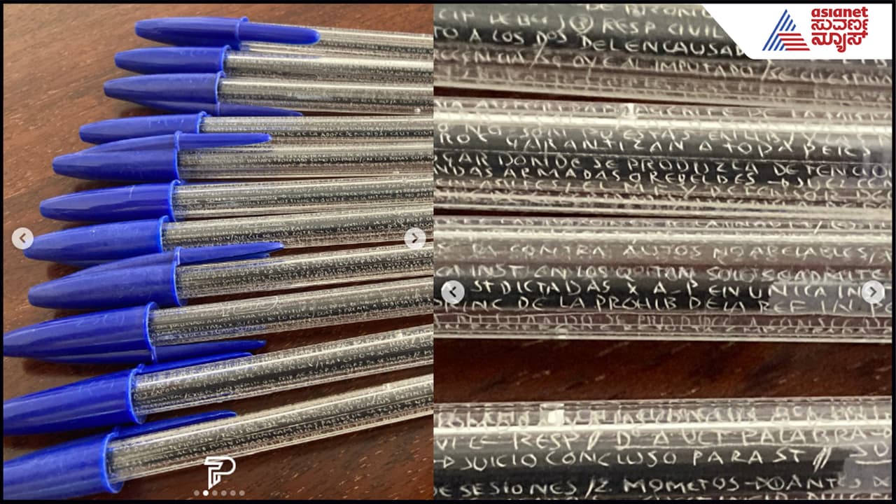 ಪೆನ್ ಒಳಗೆ ಸಂಪೂರ್ಣ ಸಿಲೇಬಸ್ ಕಾಪಿ: ಪರೀಕ್ಷೆಯಲ್ಲಿ ಸಿಕ್ಕಬಿದ್ದ ಭಾವಿ ಲಾಯರ್! ಟ್ಯಾಲೆಂಟ ಪೊಲೀಸರೂ ಸುಸ್ತು | A Law Student Cheat During Law Exam By Carving Tiny Notes Onto Pens Suc ಪೆನ್ ಒಳಗೆ ಸಂಪೂರ್ಣ ಸಿಲೇಬಸ್ ಕಾಪಿ: ಪರೀಕ್ಷೆಯಲ್ಲಿ ಸಿಕ್ಕಬಿದ್ದ ಭಾವಿ ಲಾಯರ್! ಟ್ಯಾಲೆಂಟ ಪೊಲೀಸರೂ ಸುಸ್ತು | A Law Student Cheat During Law Exam By Carving Tiny Notes Onto Pens Suc