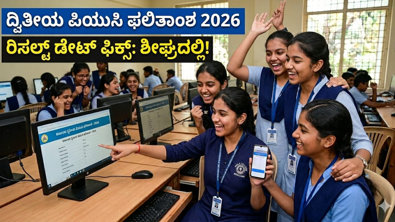 ದ್ವಿತೀಯ ಪಿಯುಸಿ ಫಲಿತಾಂಶ ಪ್ರಕಟಕ್ಕೆ ದಿನಾಂಕ ಫಿಕ್ಸ್, ರಿಸಲ್ಟ್ ನೋಡೋದು ಸುಲಭ, ಇಲ್ಲಿದೆ ಲಿಂಕ್ | Karnataka 2nd Puc Result 2026 Date Announced On April 9th Rav ದ್ವಿತೀಯ ಪಿಯುಸಿ ಫಲಿತಾಂಶ ಪ್ರಕಟಕ್ಕೆ ದಿನಾಂಕ ಫಿಕ್ಸ್, ರಿಸಲ್ಟ್ ನೋಡೋದು ಸುಲಭ, ಇಲ್ಲಿದೆ ಲಿಂಕ್ | Karnataka 2nd Puc Result 2026 Date Announced On April 9th Rav