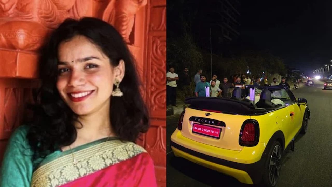 ಉದ್ಯಮಿ ಪುತ್ರನ ಹೊಸ ಕಾರು ಶೋಕಿಗೆ ಬಲಿಯಾದ ಯುವತಿ: ಮಿನಿ ಕೂಪರ್ ಕಾರ್ ಡಿಕ್ಕಿಯಾಗಿ ಕರ್ನಾಟಕದ ಹುಡುಗಿ ಸಾವು | Goa Mini Cooper Accident Businessman Son Arrested Woman Dead Kannada San ಉದ್ಯಮಿ ಪುತ್ರನ ಹೊಸ ಕಾರು ಶೋಕಿಗೆ ಬಲಿಯಾದ ಯುವತಿ: ಮಿನಿ ಕೂಪರ್ ಕಾರ್ ಡಿಕ್ಕಿಯಾಗಿ ಕರ್ನಾಟಕದ ಹುಡುಗಿ ಸಾವು | Goa Mini Cooper Accident Businessman Son Arrested Woman Dead Kannada San
