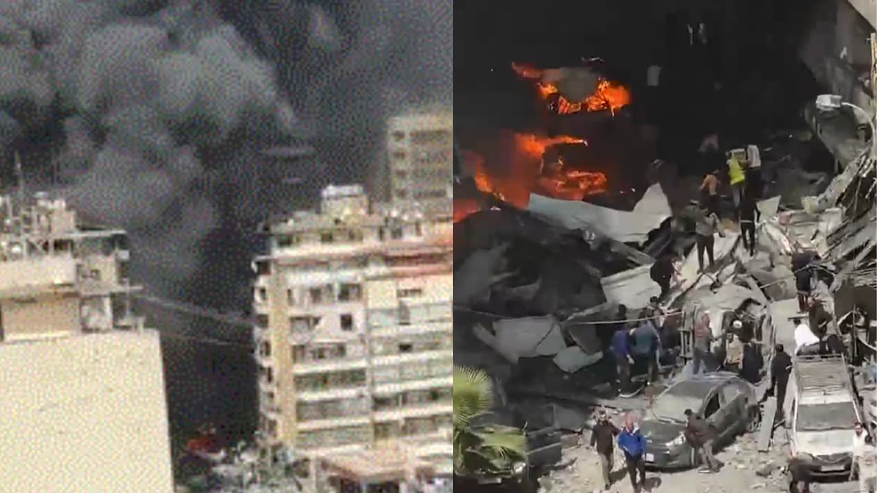 Israel Strikes Lebanon ಲೆಬೆನಾನ್ ಮೇಲೆ ಇಸ್ರೇಲ್ ಕಳೆದ 40 ವರ್ಷದಲ್ಲೇ ಅತೀ ಭೀಕರ ದಾಳಿ, 1500 ಮಂದಿ ಹತ್ಯೆ | Lebanon Deadliest Day In Decades Many Killed As Israel Strikes Across Beirut Israel Strikes Lebanon ಲೆಬೆನಾನ್ ಮೇಲೆ ಇಸ್ರೇಲ್ ಕಳೆದ 40 ವರ್ಷದಲ್ಲೇ ಅತೀ ಭೀಕರ ದಾಳಿ, 1500 ಮಂದಿ ಹತ್ಯೆ | Lebanon Deadliest Day In Decades Many Killed As Israel Strikes Across Beirut