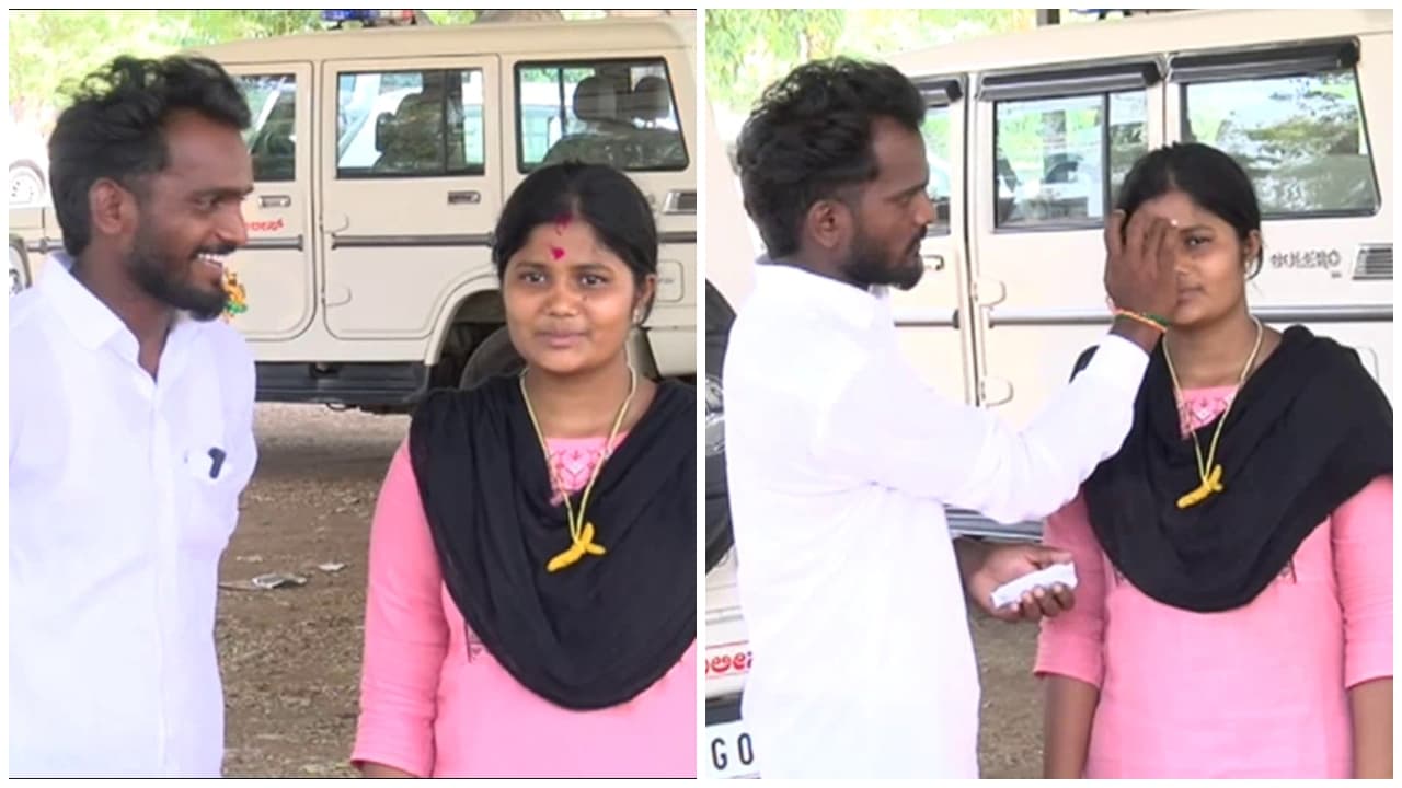 ಪ್ರೀತಿಸಿ ಒಂದಾದ ಅಂತರ್ಧರ್ಮೀಯ ಜೋಡಿ, ತಸ್ಲೀಮಾ ಹಣೆಗೆ ಸಿಂಧೂರವಿಟ್ಟ ಕೇಶವ, ಪೊಲೀಸ್ ಮೆಟ್ಟಿಲೇರಿದ್ದೇಕೆ? | Hindu Boy Muslim Girl Marriage Couple Seeks Protection In Koppal Gdp ಪ್ರೀತಿಸಿ ಒಂದಾದ ಅಂತರ್ಧರ್ಮೀಯ ಜೋಡಿ, ತಸ್ಲೀಮಾ ಹಣೆಗೆ ಸಿಂಧೂರವಿಟ್ಟ ಕೇಶವ, ಪೊಲೀಸ್ ಮೆಟ್ಟಿಲೇರಿದ್ದೇಕೆ? | Hindu Boy Muslim Girl Marriage Couple Seeks Protection In Koppal Gdp