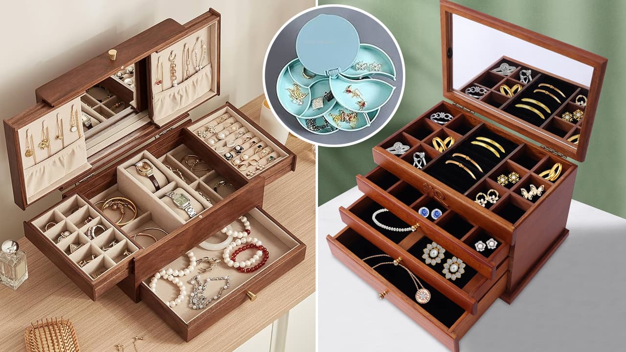 Jewellery Organiser Box Ideas: 500Rs में स्पेशियस जूलरी बॉक्स, ड्रेसिंग ...