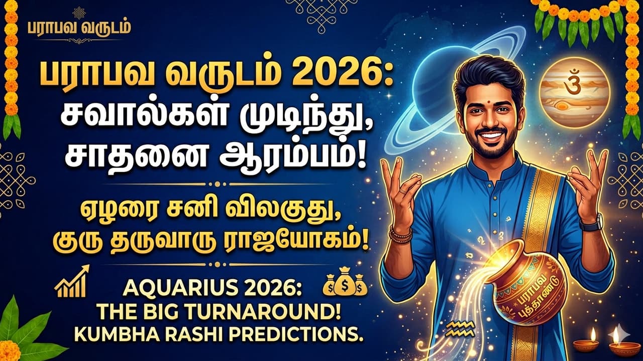 ஏழரை சனியில் இருந்து விடுதலை..! கும்ப ராசிக்காரர்களே சனிக்கிழமைய மட்டும் மிஸ் பண்ணிடாதீங்க..