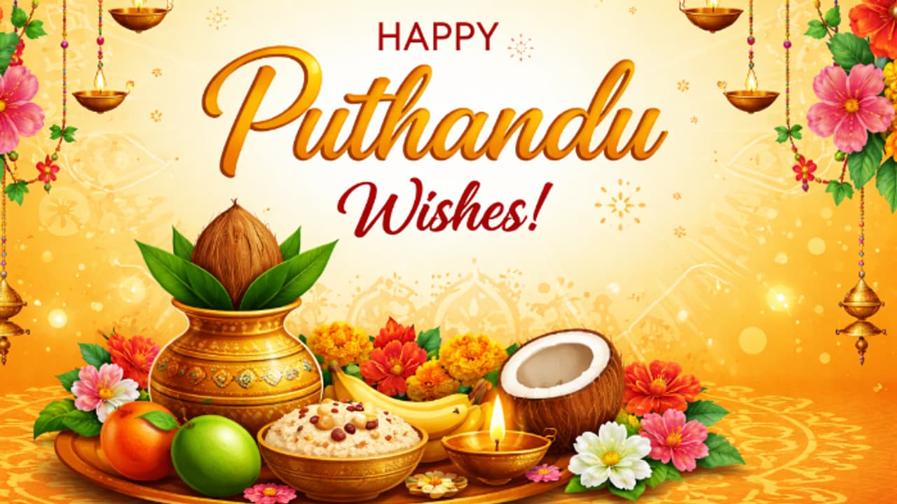 Happy Puthandu 2026: Wishes, Quotes, Messages, Images & WhatsApp Status for Tamil New Year