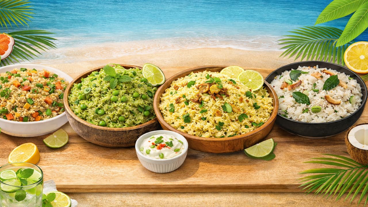 Summer Special: உடம்பும் குளிச்சியாகும்.! கோடைக்கு ஏற்ற 5 லைட் புலாவ் ரெசிபிகள்! ஜீரணத்திற்கு ஏற்ற சூப்பர் சாப்பாடு!
