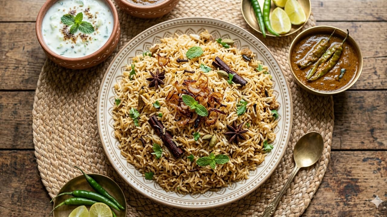 No Veggies? No Problem! Quick Hotel-Style Biryani Recipe Every Bachelor Will Love