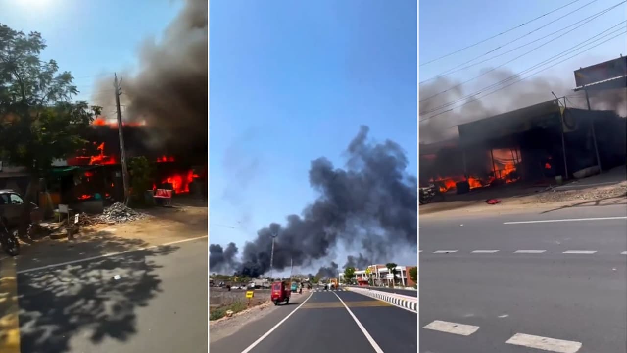 A 35-year-old man was killed in Dhandhuka, Ahmedabad district, after a fight over a bike overtaking incident turned violent. The victim died due to heavy bleeding after being stabbed. The death sparked mob violence, with shops and vehicles set on fire. Police arrested two accused for murder and detained several others for arson.