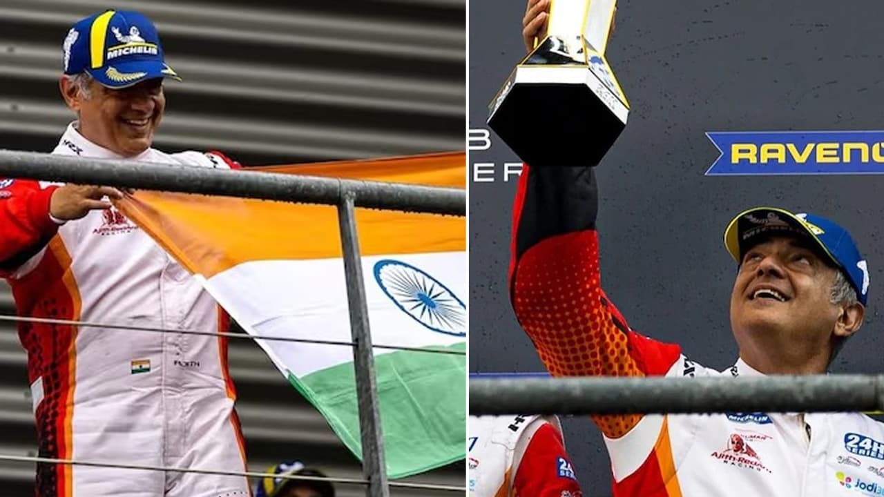 Pride of India! Ajith Kumar Secures Podium in Belgium, Waves Tricolour- WATCH