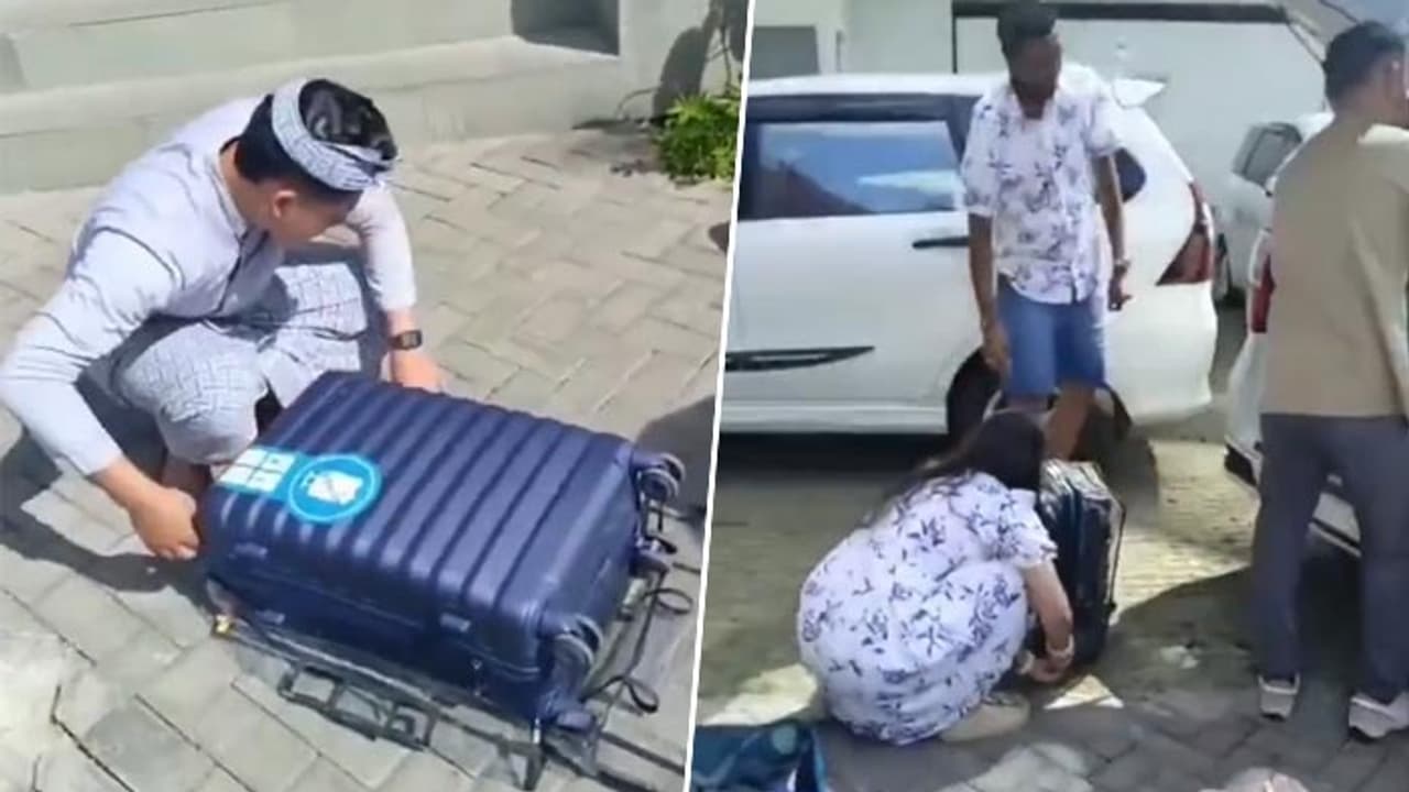 Caught On Camera: Indian Tourists Caught Taking Hotel Items in Bali, Staff Check Bags | WATCH Viral Video