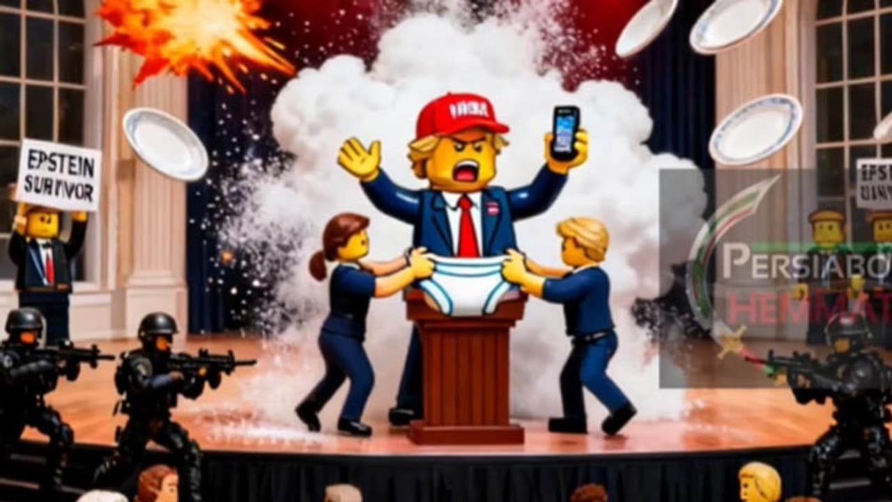 'Every Time Your Polls Drop...': Iran's Lego-Style Video Mocks Trump Over White House Dinner Shooting (WATCH)