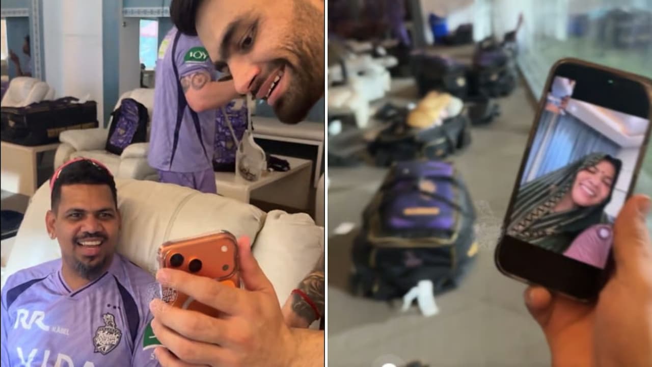 'ഭയ്യ നഹി, ബ്രദർ'; സൂപ്പര്‍ ഓവര്‍ വിജയത്തിനുശേഷം റിങ്കുവിന്‍റെ കുടുംബവുമായുള്ള സുനിൽ നരൈയ്നിന്‍റെ വീഡിയോ കോൾ വൈറൽ - Asianet News Malayalam