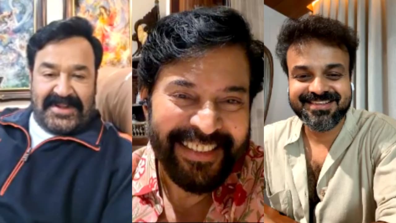 'എന്നാല്‍ പിന്നെ ആ ക്ലൈമാക്സ് കൂടി അങ്ങ് പറഞ്ഞുകൊട്'; മമ്മൂട്ടിയോട് മോഹന്‍ലാല്‍, വൈറല്‍ ആയി ഇന്‍സ്റ്റഗ്രാം ലൈവ് - Asianet News Malayalam