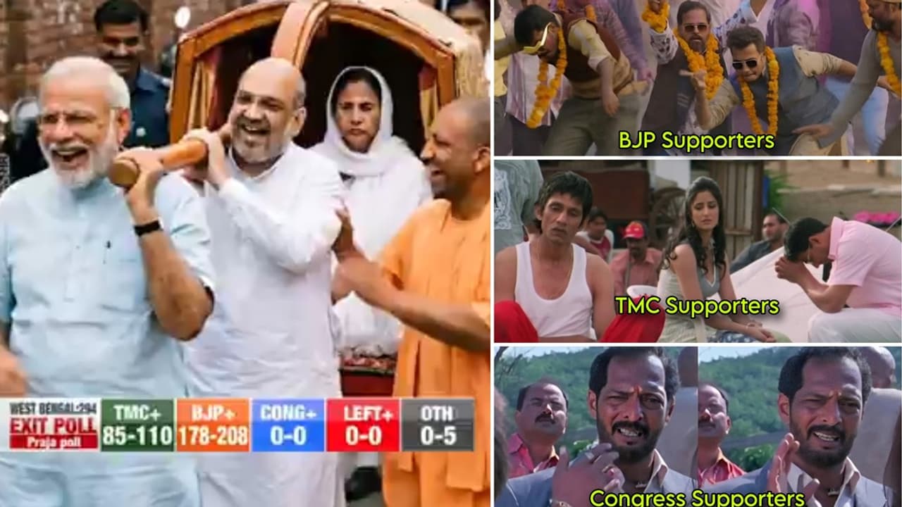 Early counting trends in the West Bengal election show the Bharatiya Janata Party (BJP) leading the All India Trinamool Congress (AITC). This has turned the results into an online spectacle, with social media platforms flooded with memes, chants, and celebratory posts from BJP supporters.