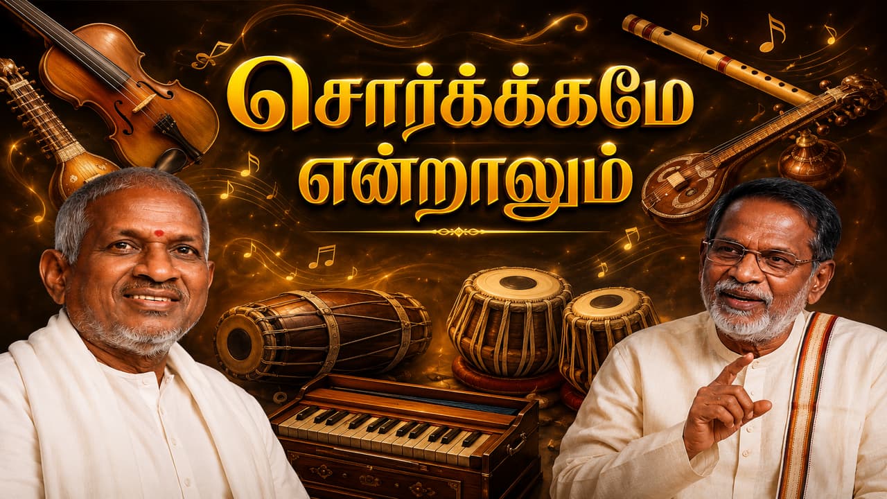 Ilaiyaraaja Music: "சொர்க்கமே என்றாலும்" பாட்டில் உள்ள இசை சூட்சமங்கள்.! தமிழ்நாட்டு பெருமையை எடுத்து சொன்ன கங்கை அமரன்! ஹேட் போனில் கேட்டுப்பாருங்க!