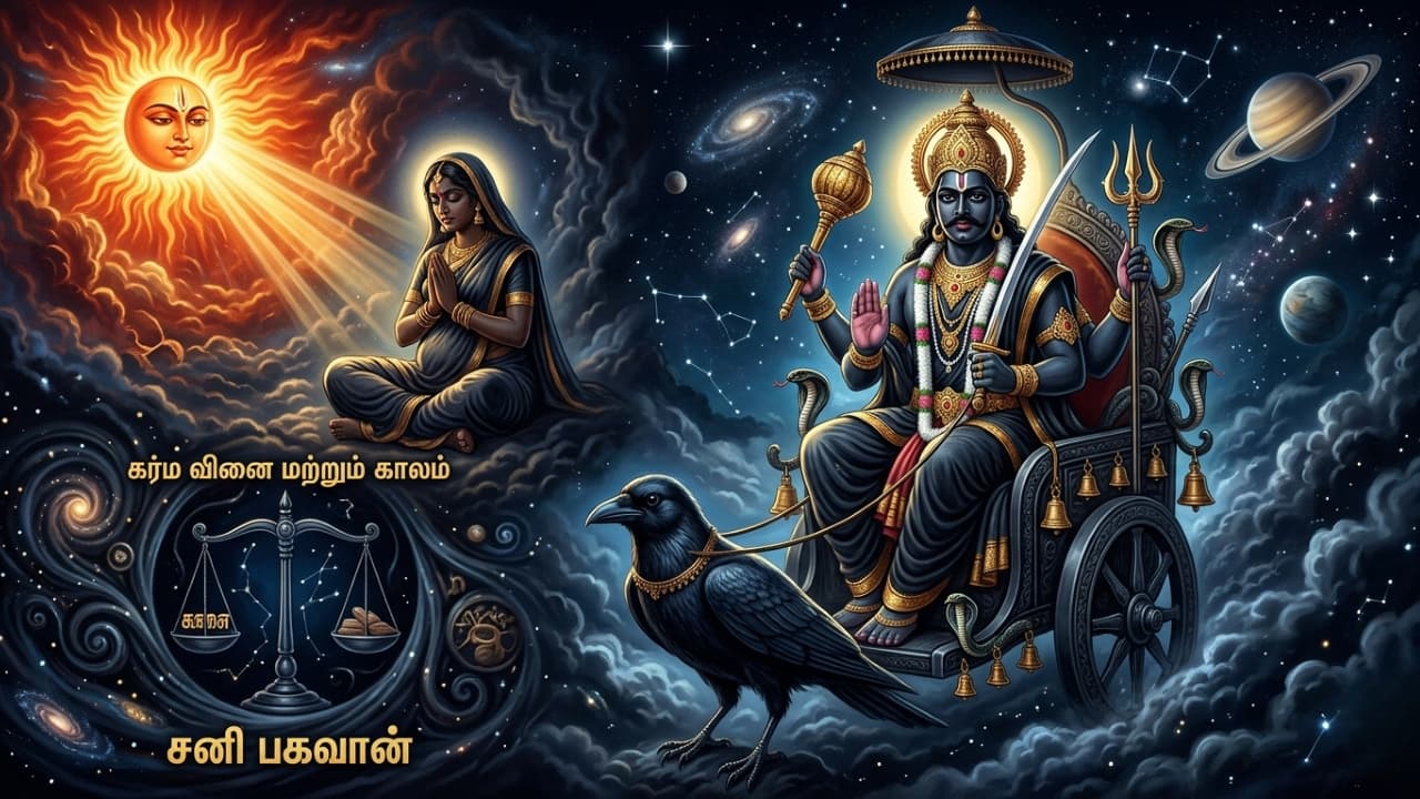 Sani Bhagavan: சூரியனின் வெப்பமும், சாயா தேவியின் தவமும்.! சனி பகவான் கரிய நிறமாக மாறிய கதை.! பலரும் அறியாத சுவாரஸ்ய தகவல்கள்.!