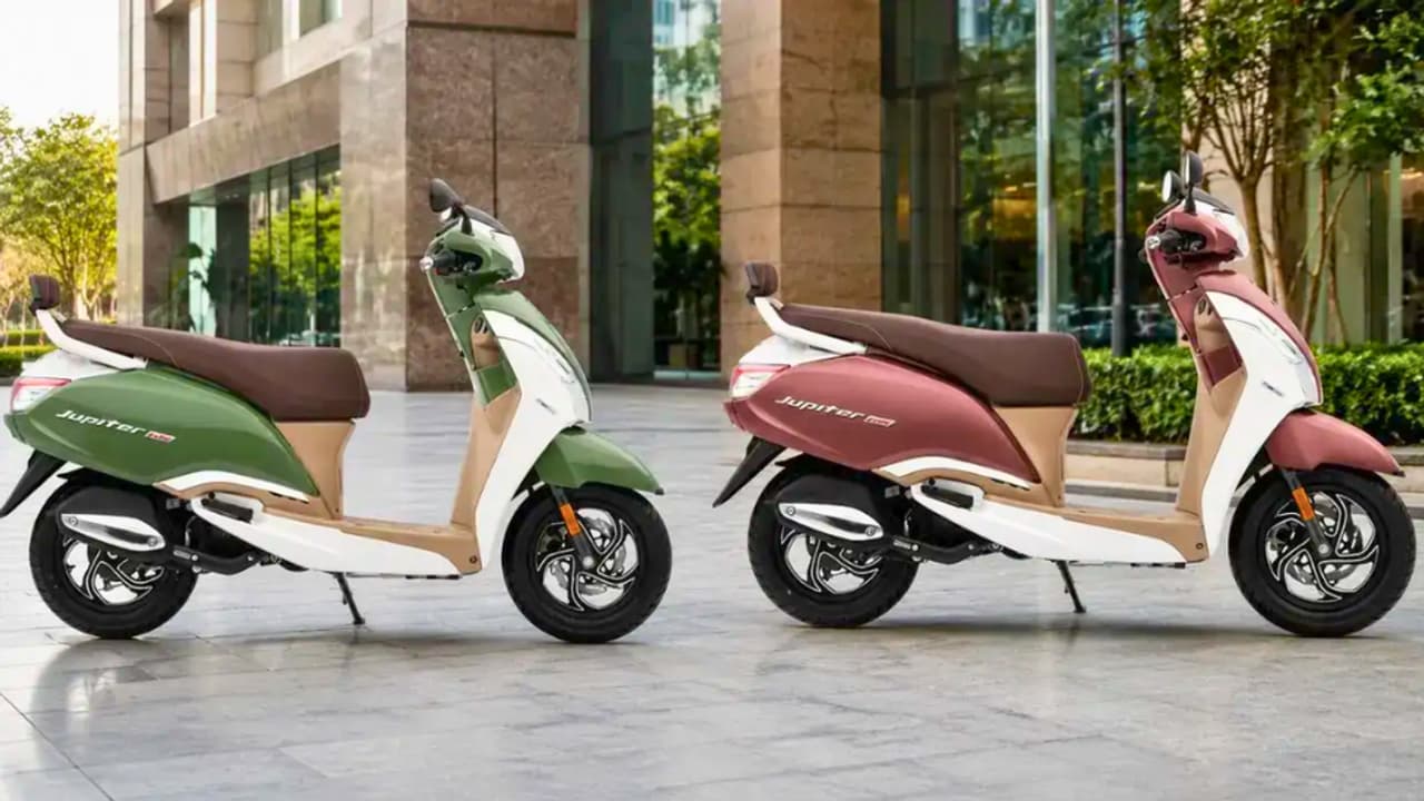 TVS Jupiter: புதிய டூயல்-டோன் நிறங்களில் அறிமுகம்! விலை 90,000 ரூபாய்க்கும் குறைவு!