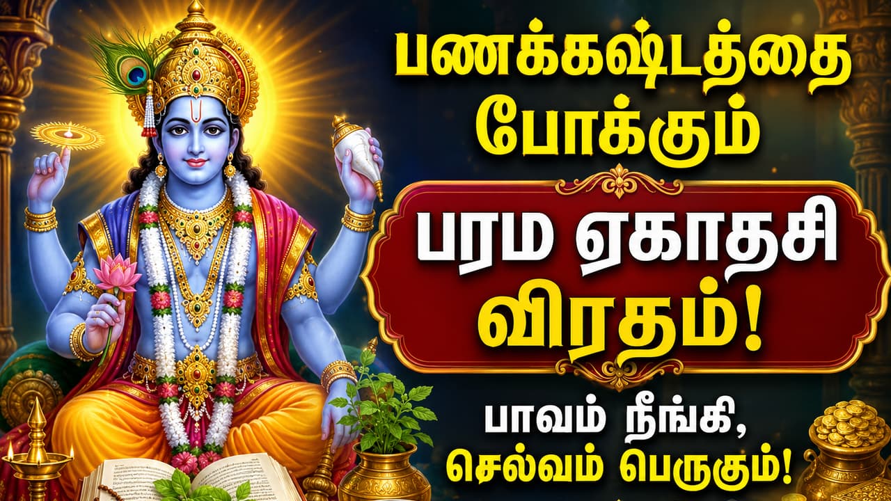 Ekadashi : இனி பணக்கஷ்டமே வராது! ஏகாதசி விரதம் தரும் அற்புதப் பலன்கள்!