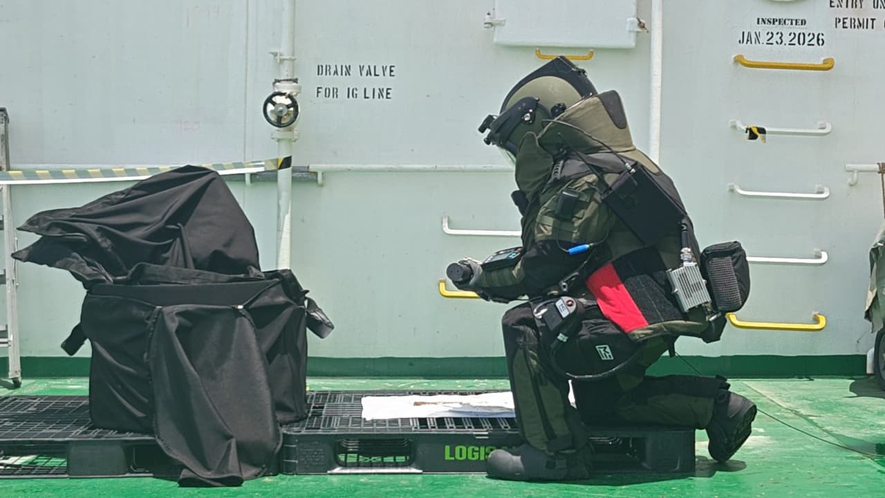 Indian Navy Neutralizes Unexploded Missile Warhead Aboard Oil Tanker MT Olympic Life