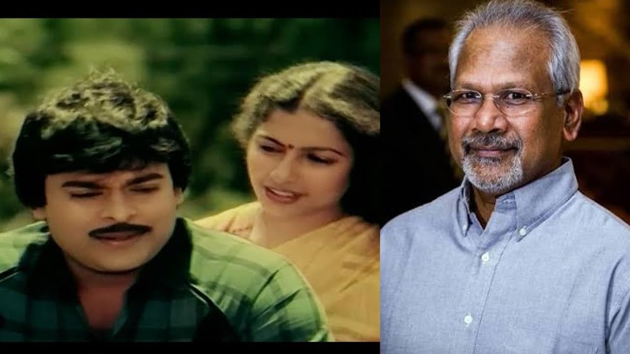 ఆమెని టెర్రస్ మీదికి తీసుకెళ్లిన చిరు, దెబ్బకు మైండ్ బ్లాక్.. మణిరత్నం మూవీలో మెగాస్టార్ క్రేజ్