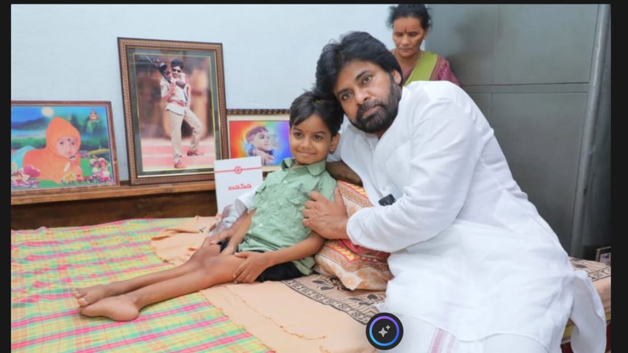 చిన్నారి అభిమాని కోరికి తీర్చిన పవన్ కళ్యాణ్, నిరంజన్ ఫ్యామిలీపై పవర్ స్టార్ వరాల జల్లు