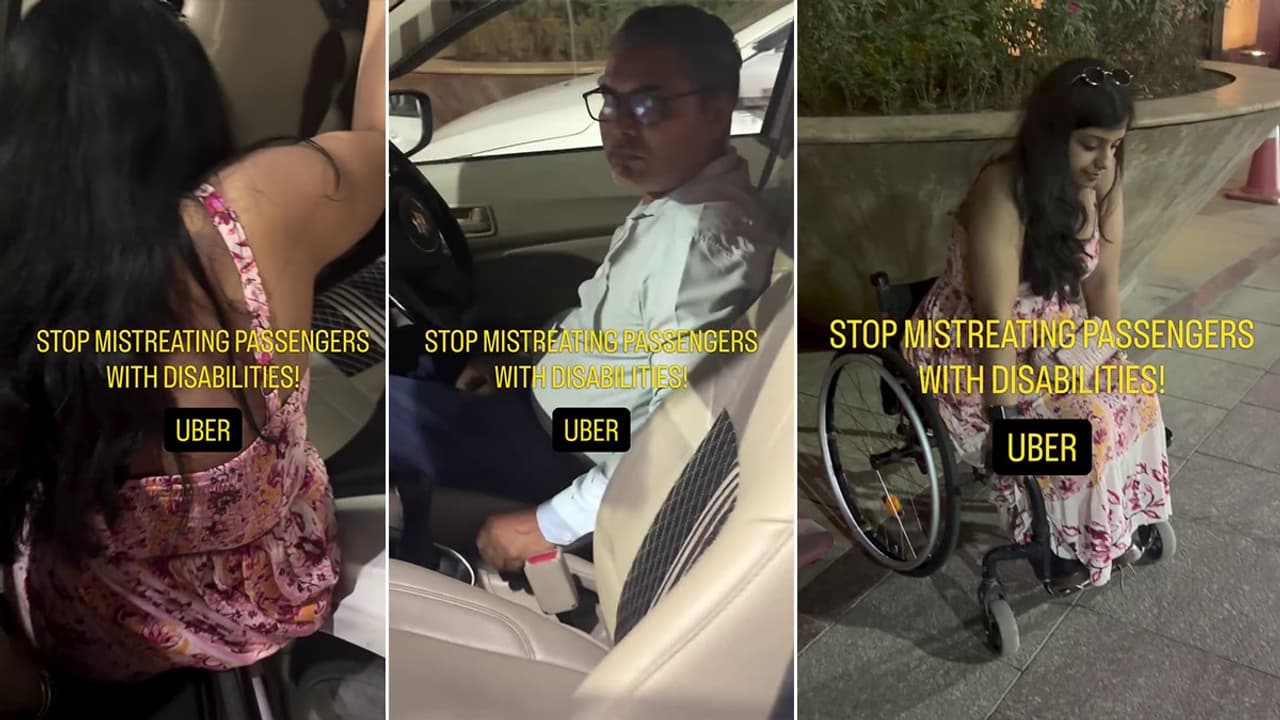 VIRAL VIDEO | Noida Woman With Disability Alleges Uber Driver Refused ...