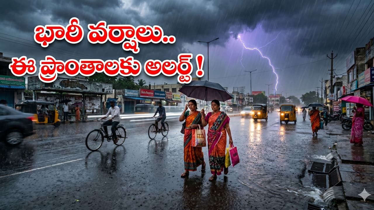 ఏపీ, తెలంగాణకు అలర్ట్.. ఈ జిల్లాల్లో గంటకు 50 కిమీ వేగంతో ఈదురుగాలులు, భారీ వర్షాలు