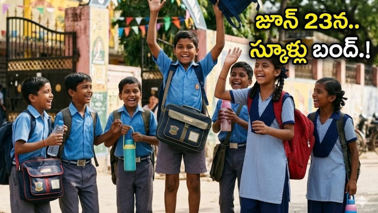 విద్యార్థులకు ఊహించని సెలవు.. జూన్ 23న రాష్ట్రవ్యాప్తంగా పాఠశాలలు బంద్