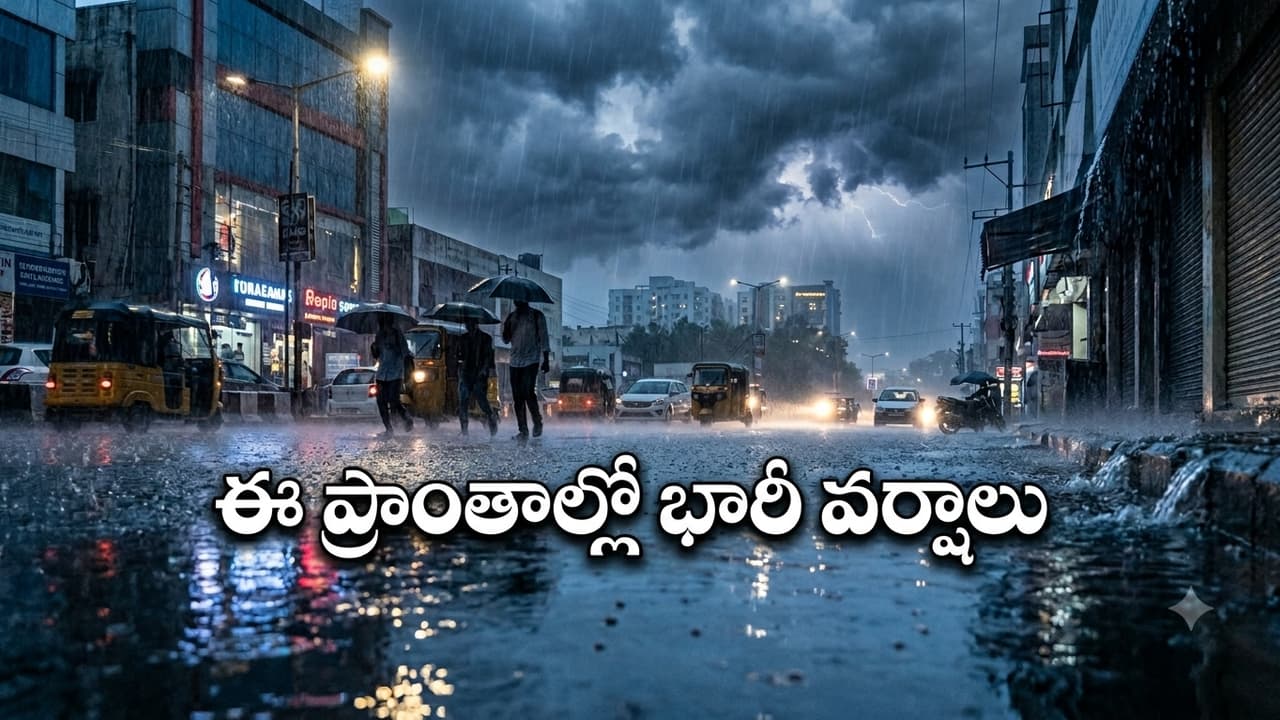 ఏపీ, తెలంగాణకు ఐఎండీ అలర్ట్.. రాబోయే 3 రోజులు భారీ వర్షాలు.. ఏయే జిల్లాలంటే