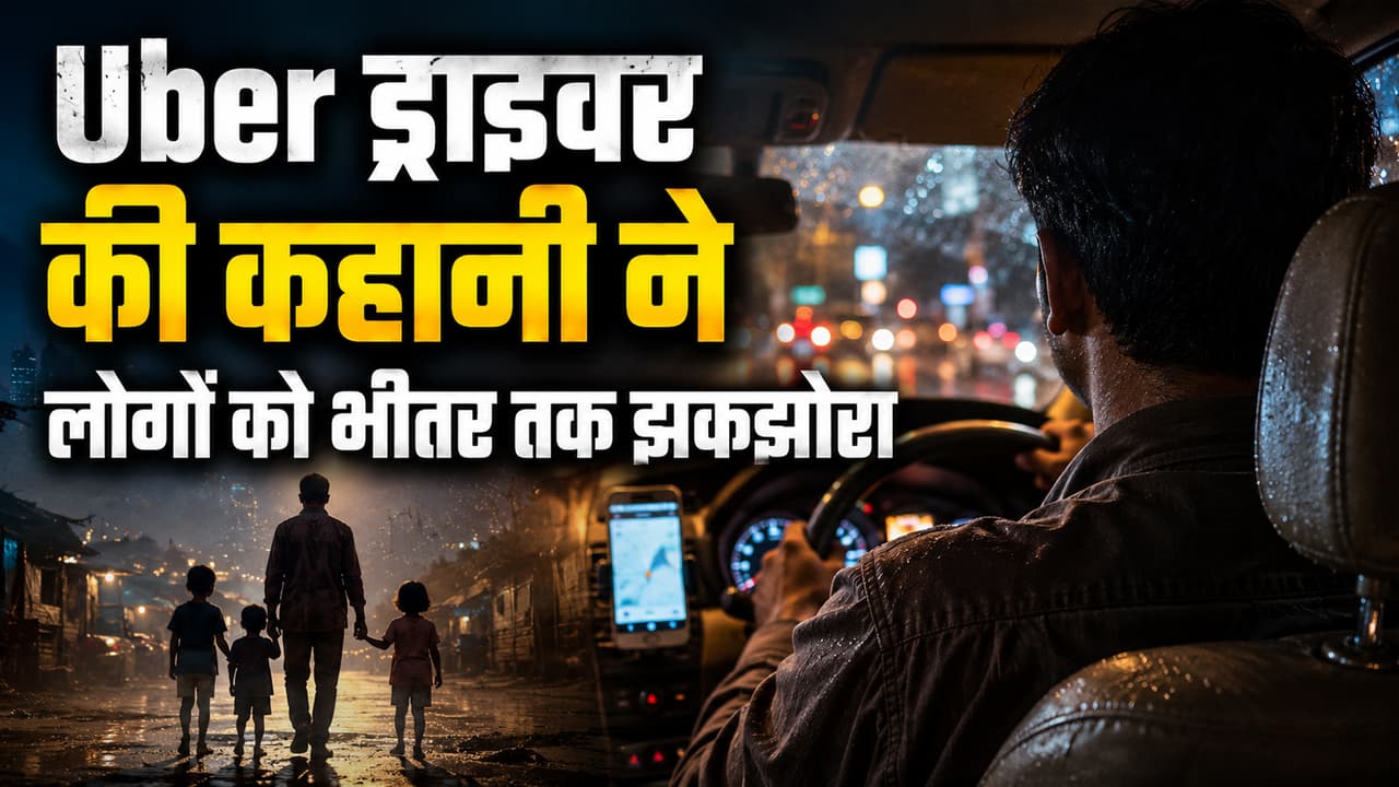 1200 रुपए कमाई, 3 बच्चों की जिम्मेदारी, UBER ड्राइवर की कहानी सुन भावुक हुआ बेंगलुरू का शख्स