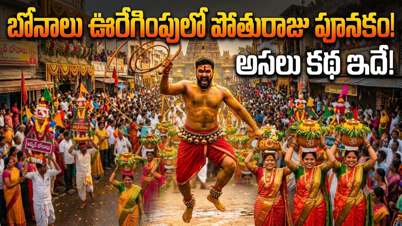 అసలు ఎవరీ పోతురాజు? బోనాల జాతరలో కొరడా దెబ్బల రహస్యం ఇదే అసలు ఎవరీ పోతురాజు? బోనాల జాతరలో కొరడా దెబ్బల రహస్యం ఇదే