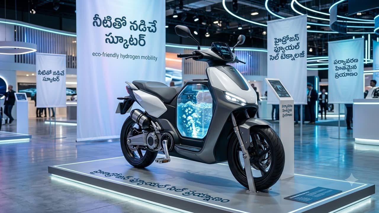పెట్రోల్ తో పనిలేదు.. ఛార్జింగ్ అవసరం లేదు.. నీటితో నడిచే క్రేజీ స్కూటర్ వచ్చేసింది